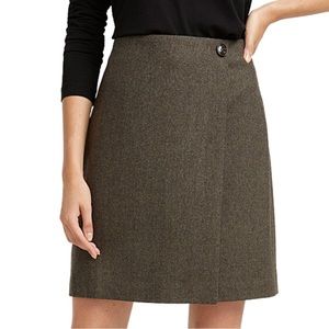 Contemporaine by Simons wool wrap skirt